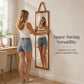 🖤Black Friday Hot Sale 50% OFF♟️Portable Folding Full-Length Mirror, Hanging Tri-Fold Dressing Mirror for Travel & Small Rooms🪞