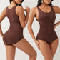 🖤Black Friday Hot Sale 50% OFF👙Women Seamless Tummy Control Shapewear Bodysuit, Adjustable Hooks Waist Cincher Body Shaper