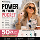 🔋 Limited Offer 50% OFF! 📱5000mAh Mini Portable Fast Charge Power Bank, 22.5W Ultra-Compact Pocket Charger ⚡