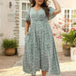 🎉Hot Promotion 50% OFF💃Sweet Floral V-Neck Single-Side Split Dress