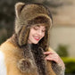 🎁✨Hot sale🔥Cute Faux fur Raccoon Tail Parent-Child Plush Hat