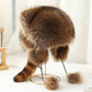 🎁✨Hot sale🔥Cute Faux fur Raccoon Tail Parent-Child Plush Hat