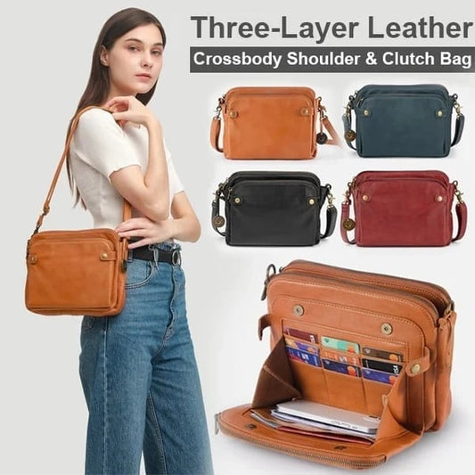 🎅Christmas Sale 49% OFF🎁2024 New Leather Shoulder Bags & Crossbody Bags