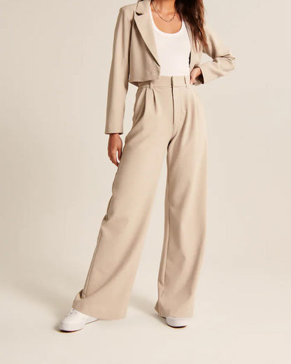 💖Effortless Tailored Wide Leg Pants
