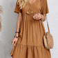 🔥Hot Sale 50% OFF💝Retro V-neck Loose Casual Dress