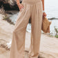 2022 Casual wide leg cotton and linen loose trousers