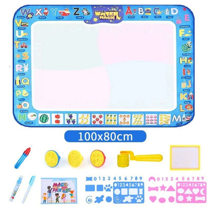 🔥Last Day Promotion 49% OFF - Water Doodle Mat ,Aqua Painting Drawing Mat Mess Free Learning Toy Mat