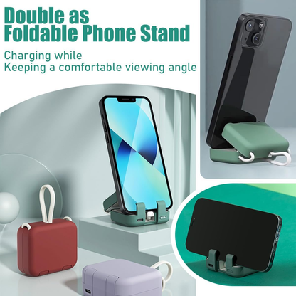 🎁Hot Sale 49% OFF⏳Portable Wireless Charging Treasure Mobile Phone Holder⚡