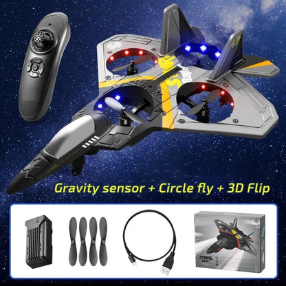 (🎁2023-Christmas Hot Sale🎁)🔥V17 Jet Fighter Stunt RC Airplane