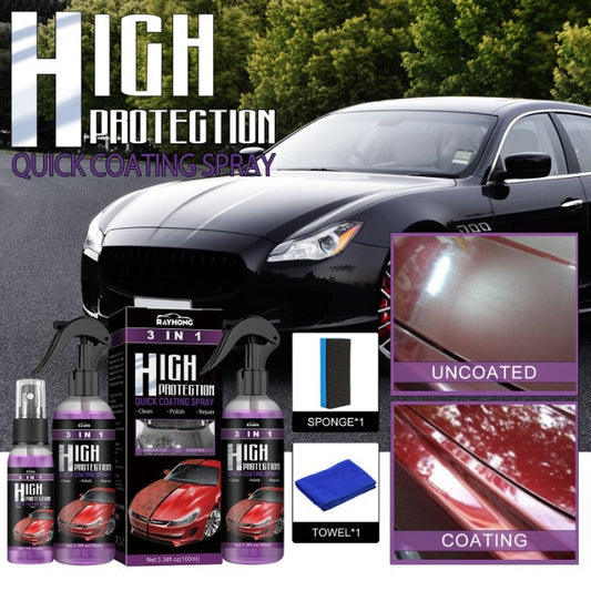 🚗Buy 2 get 1 free🔥3 in 1 Ceramic Car Coating Spray