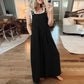 🎉Spring Hot Sale 49% OFF🌷 Plus Size Wide Leg Overalls Jumpsuit