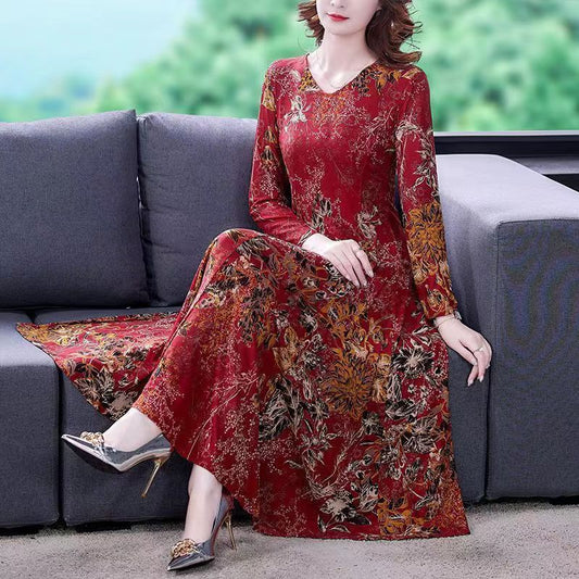 🌷Mother's Day Pre-Sale🌷Elegant V-neck Floral Dress