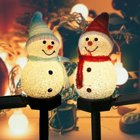 ❄️Early Christmas Sale- Waterproof Solar Snowman Lamp☃️