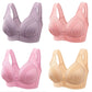 Hot Sale 50% OFF🎁2024 Front Button Breathable Skin-Friendly Cotton Bra🎁