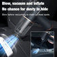 🏆Blow, Vacuum and Inflate all-in-one Cordless Vacuum Cleaner for Home and Car