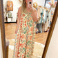 Vintage floral print loose sleeveless jumpsuit-FREE SHIPPING