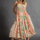 Vintage floral print loose sleeveless jumpsuit-FREE SHIPPING