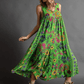 Vintage floral print loose sleeveless jumpsuit-FREE SHIPPING